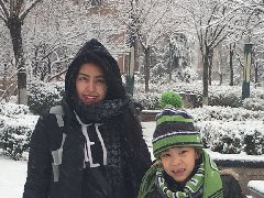 The First Snow In Her Life